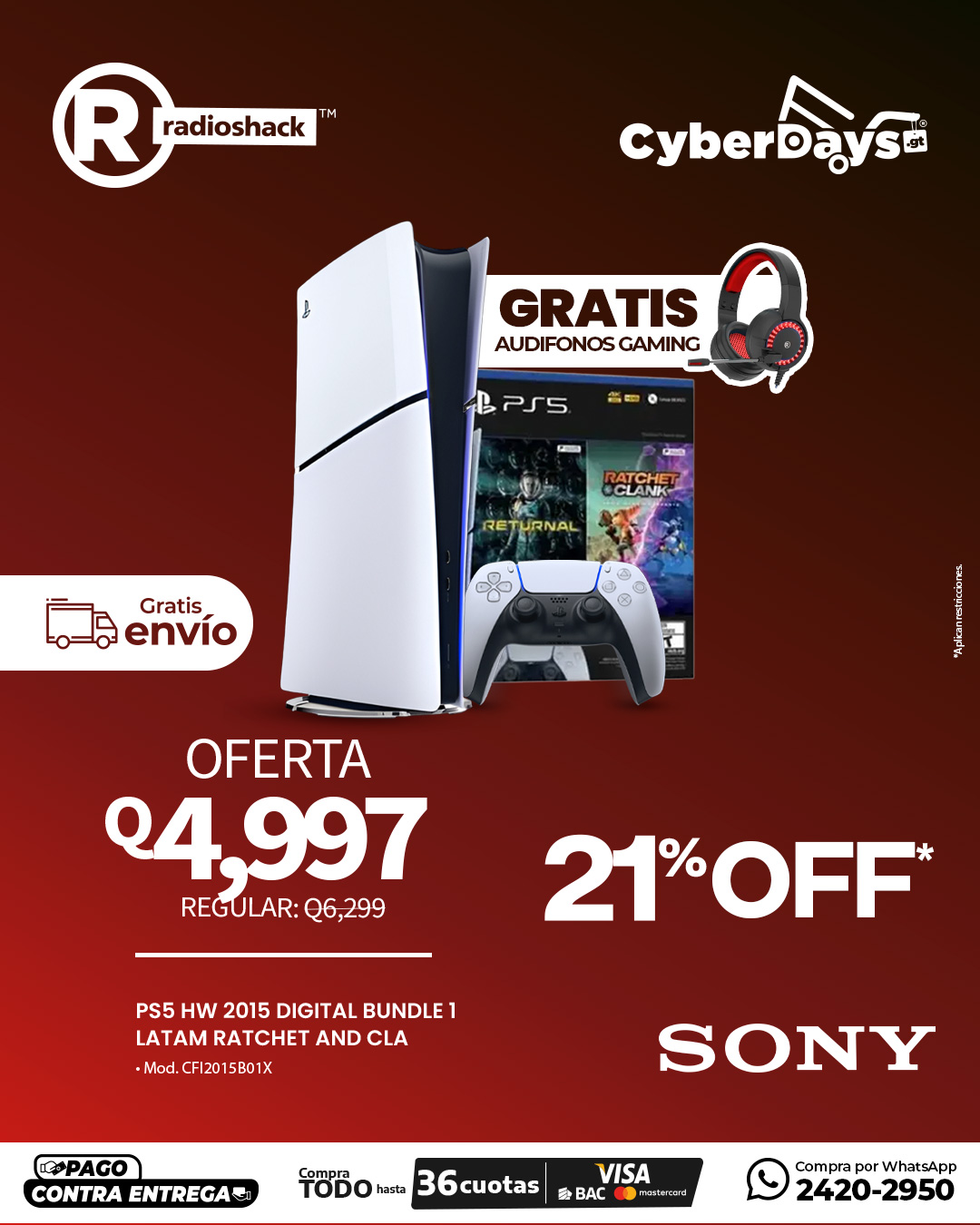 CyberDays 2025. Ofertas de RadioShack