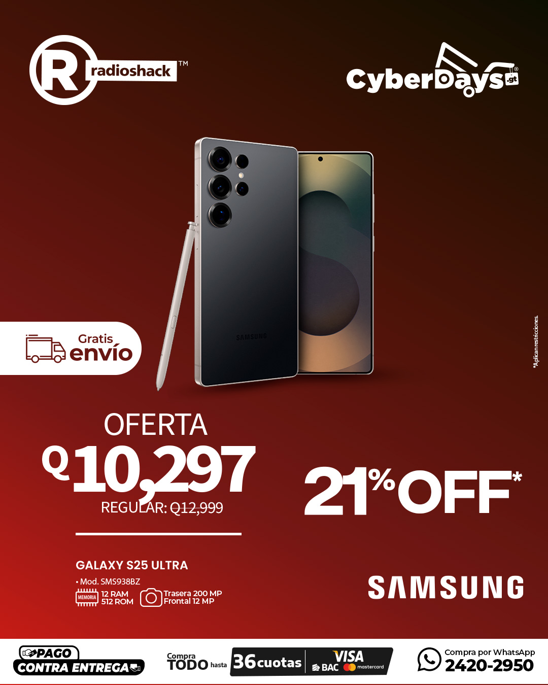 CyberDays 2025. Ofertas de RadioShack