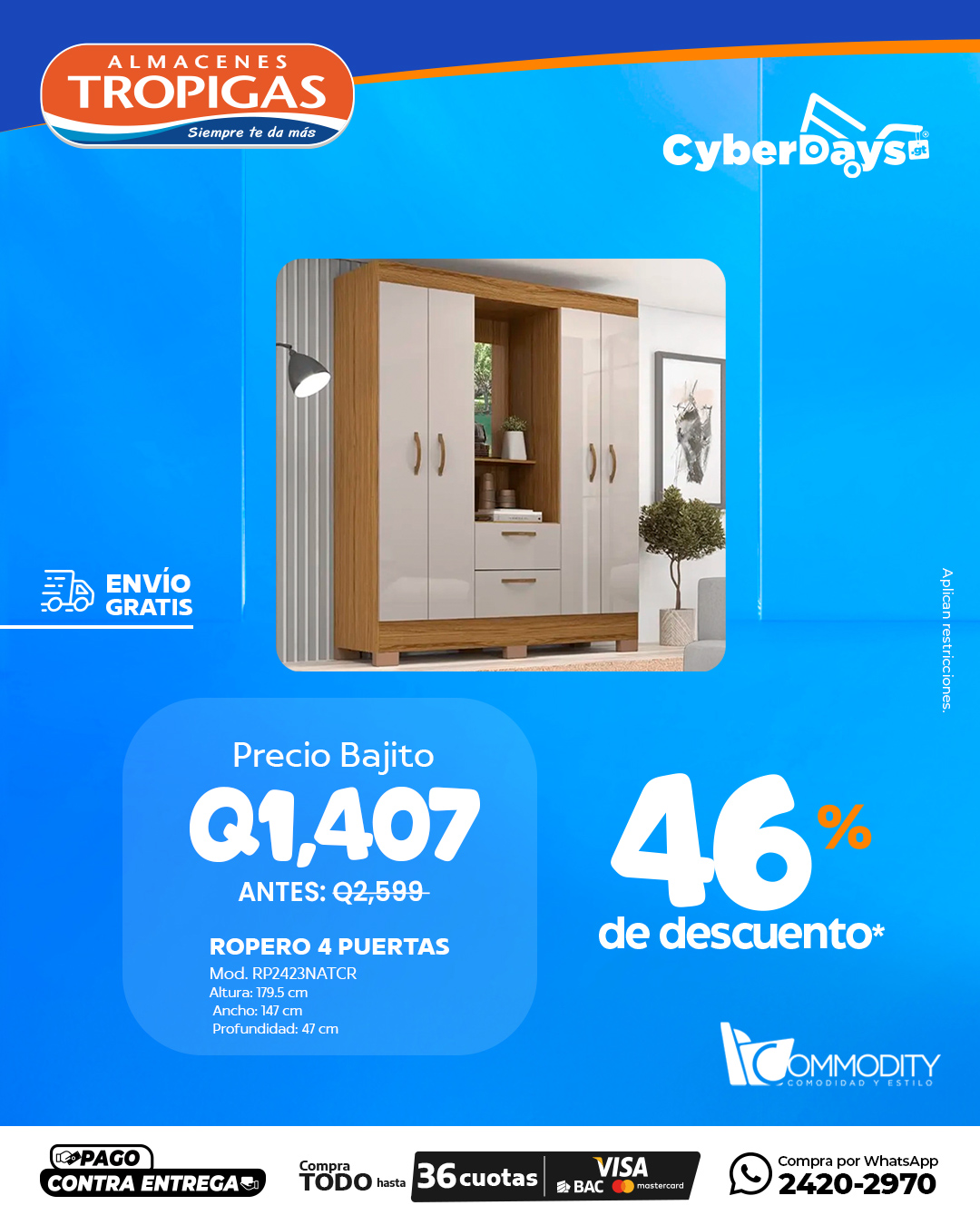 CyberDays 2025. Ofertas de Almacenes Tropigas CyberDays 2025. Ofertas de Almacenes Tropigas