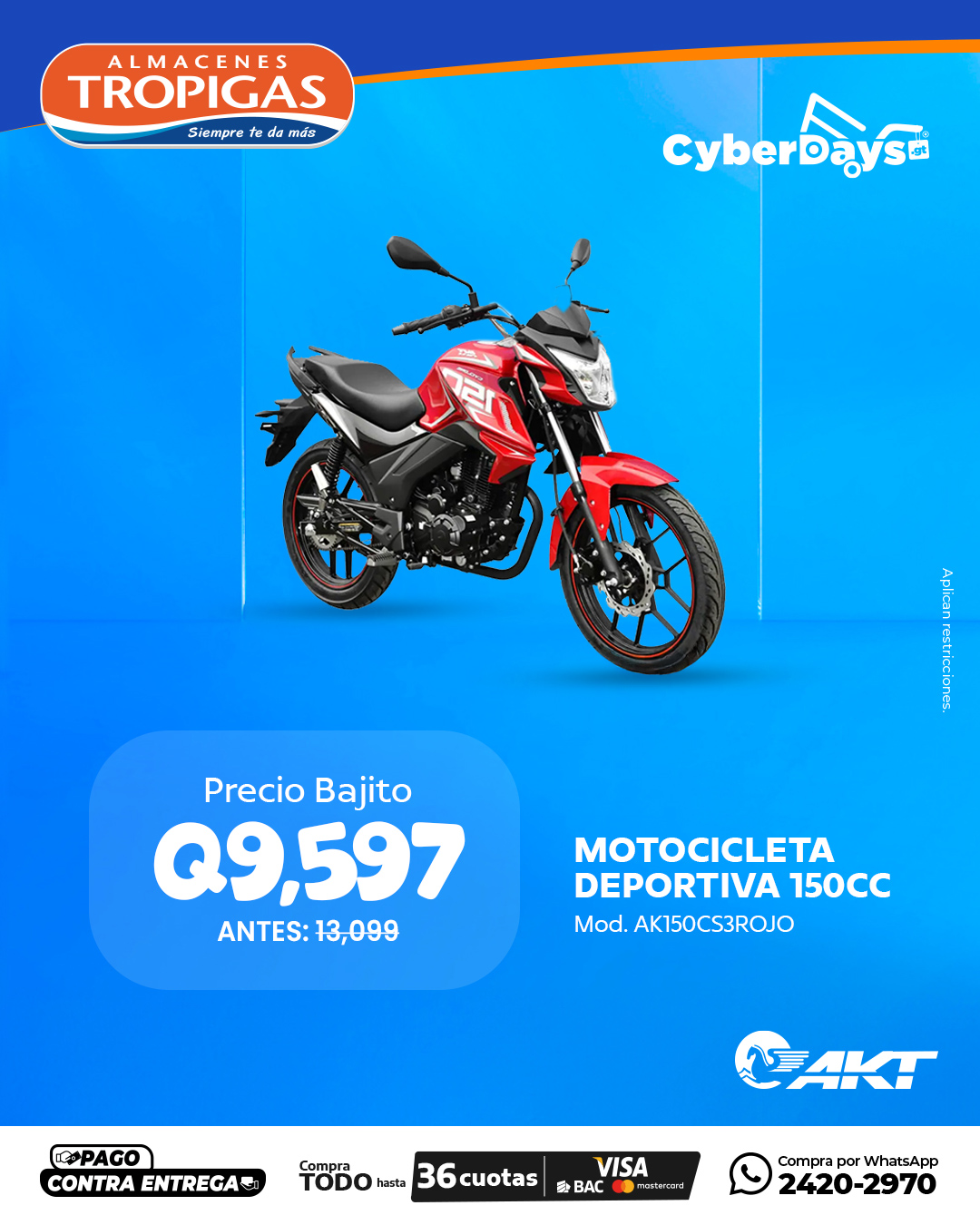 CyberDays 2025. Ofertas de Almacenes Tropigas CyberDays 2025. Ofertas de Almacenes Tropigas