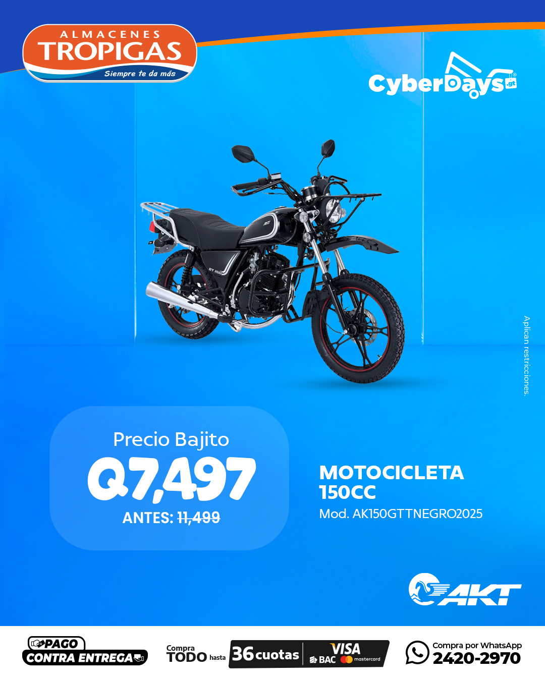 CyberDays 2025. Ofertas de Almacenes Tropigas CyberDays 2025. Ofertas de Almacenes Tropigas