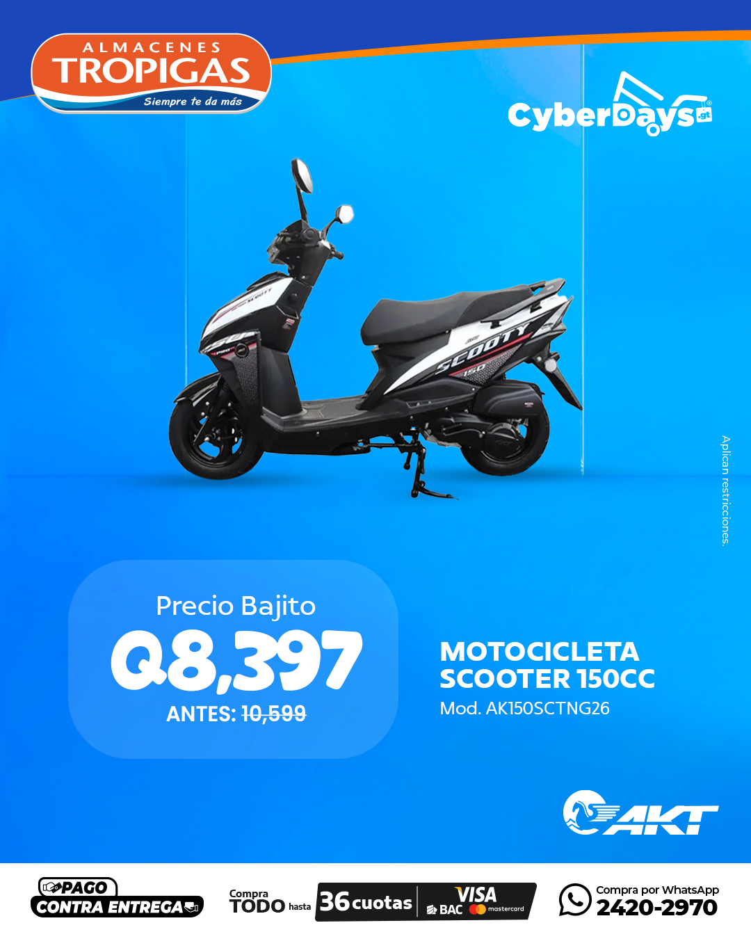 CyberDays 2025. Ofertas de Almacenes Tropigas CyberDays 2025. Ofertas de Almacenes Tropigas