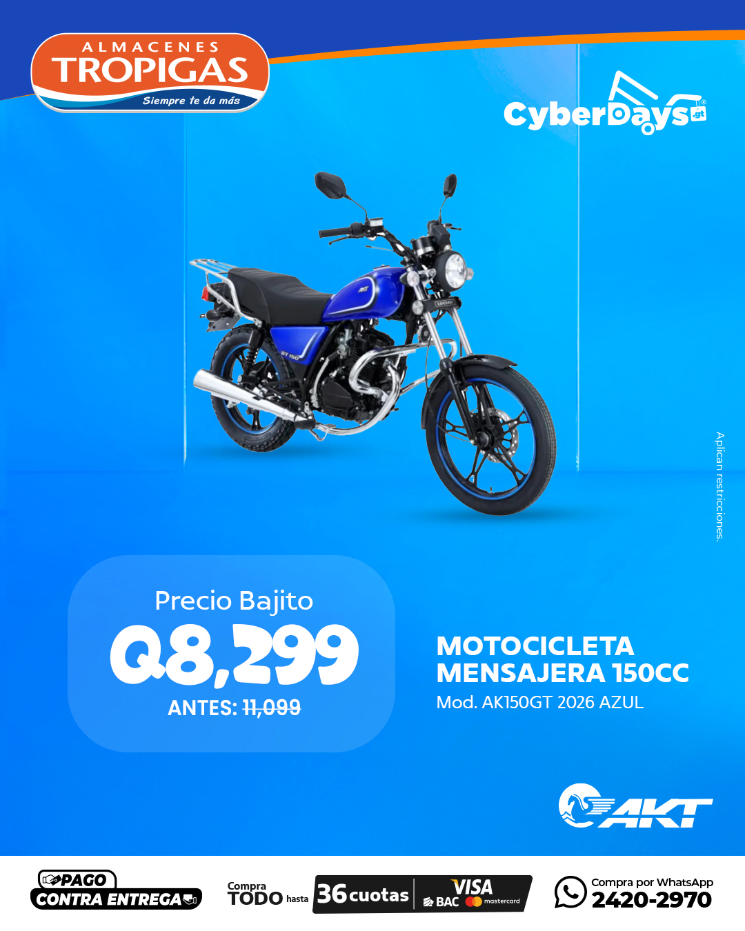 CyberDays 2025. Ofertas de Almacenes Tropigas CyberDays 2025. Ofertas de Almacenes Tropigas
