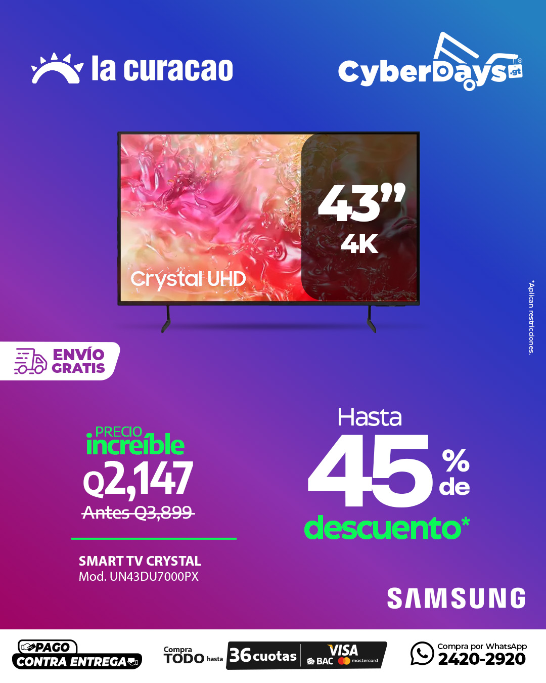 CyberDays 2025. Ofertas de Curacao 
