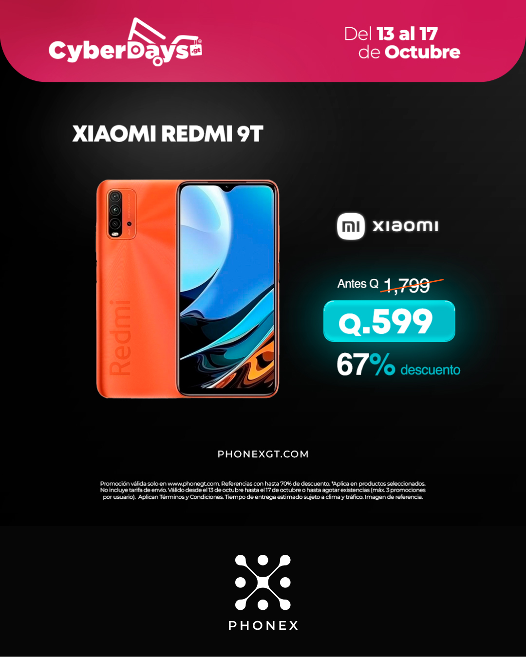 CyberDays 2025. Ofertas de Phonex CyberDays 2025. Ofertas de Phonex