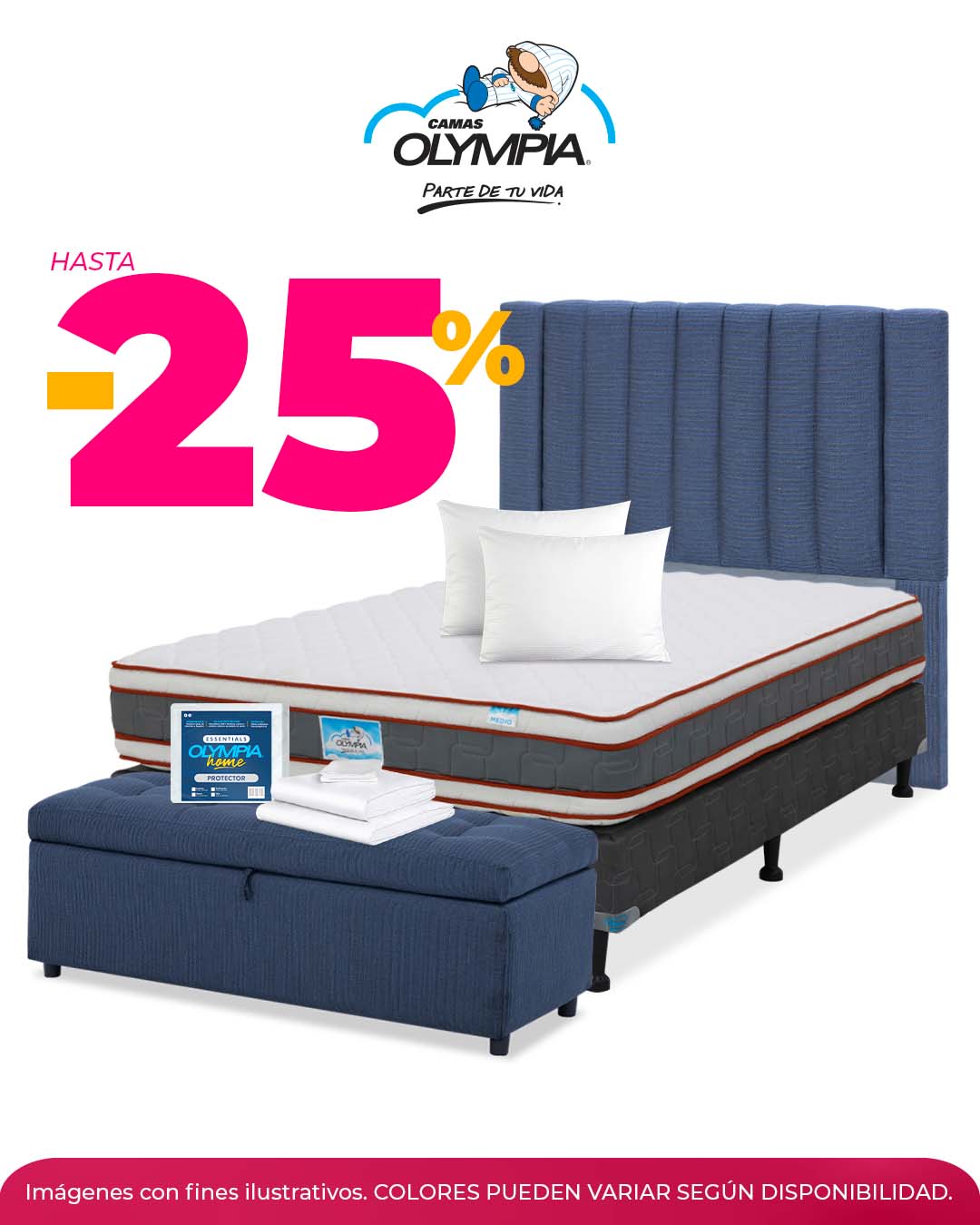 CyberDays 2025. Ofertas de Camas Olympia CyberDays 2025. Ofertas de Camas Olympia