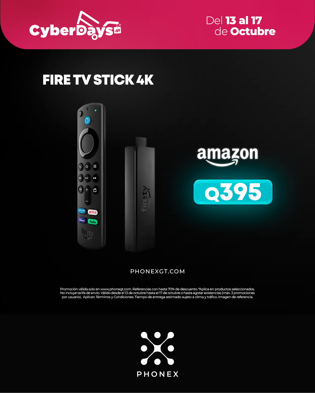 CyberDays 2025. Ofertas de Phonex CyberDays 2025. Ofertas de Phonex