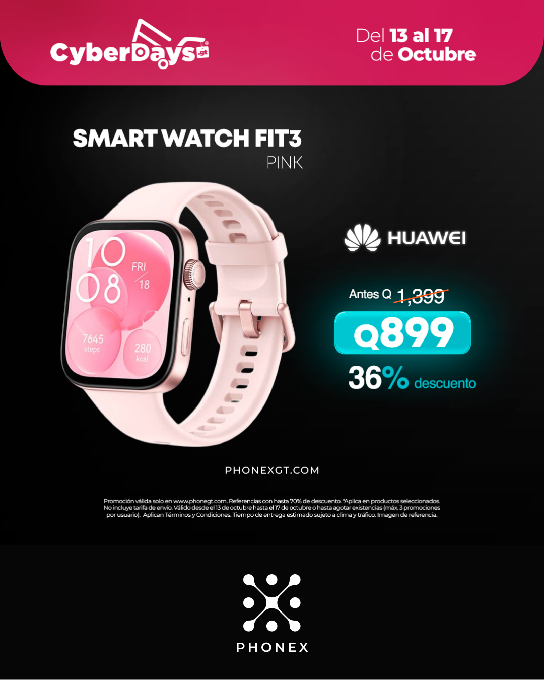 CyberDays 2025. Ofertas de Phonex CyberDays 2025. Ofertas de Phonex
