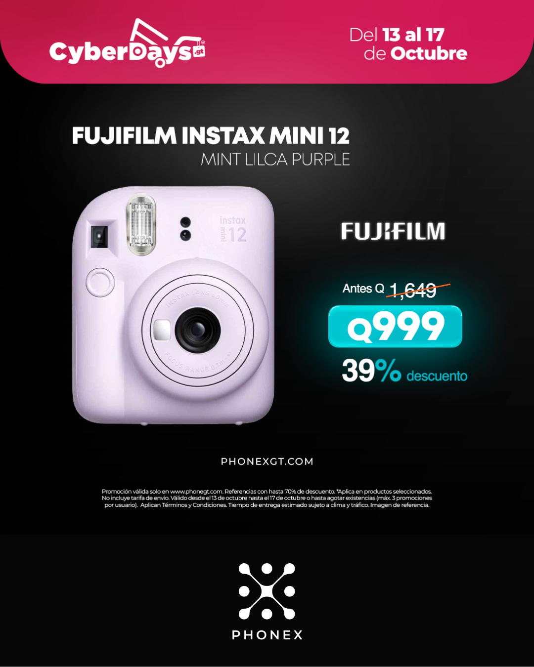 CyberDays 2025. Ofertas de Phonex CyberDays 2025. Ofertas de Phonex