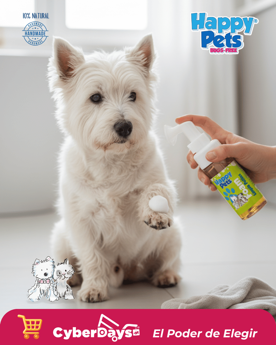 CyberDays 2025. Ofertas de Happy pets bugs free