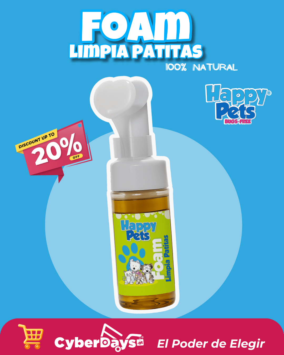 CyberDays 2025. Ofertas de Happy pets bugs free