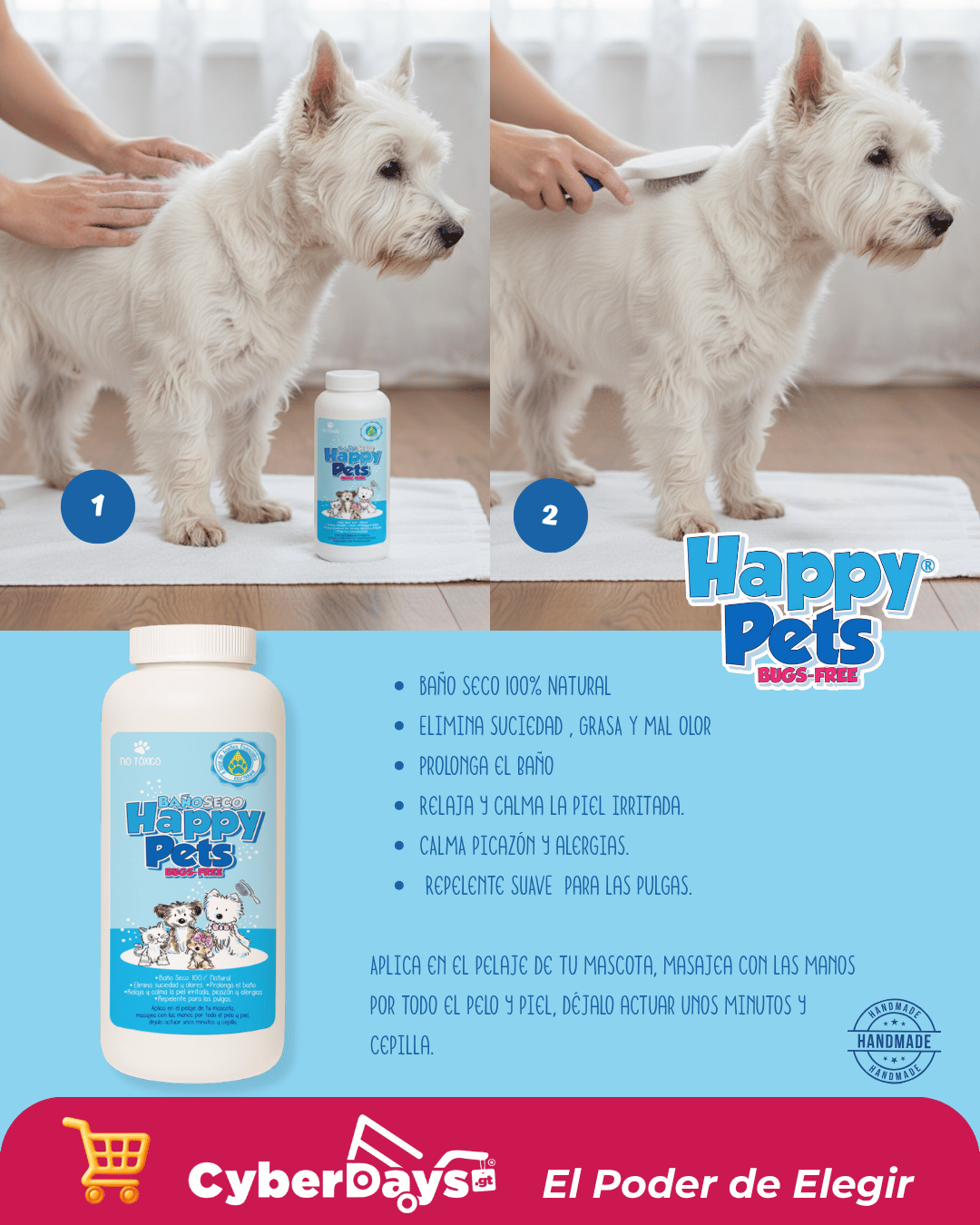 CyberDays 2025. Ofertas de Happy pets bugs free