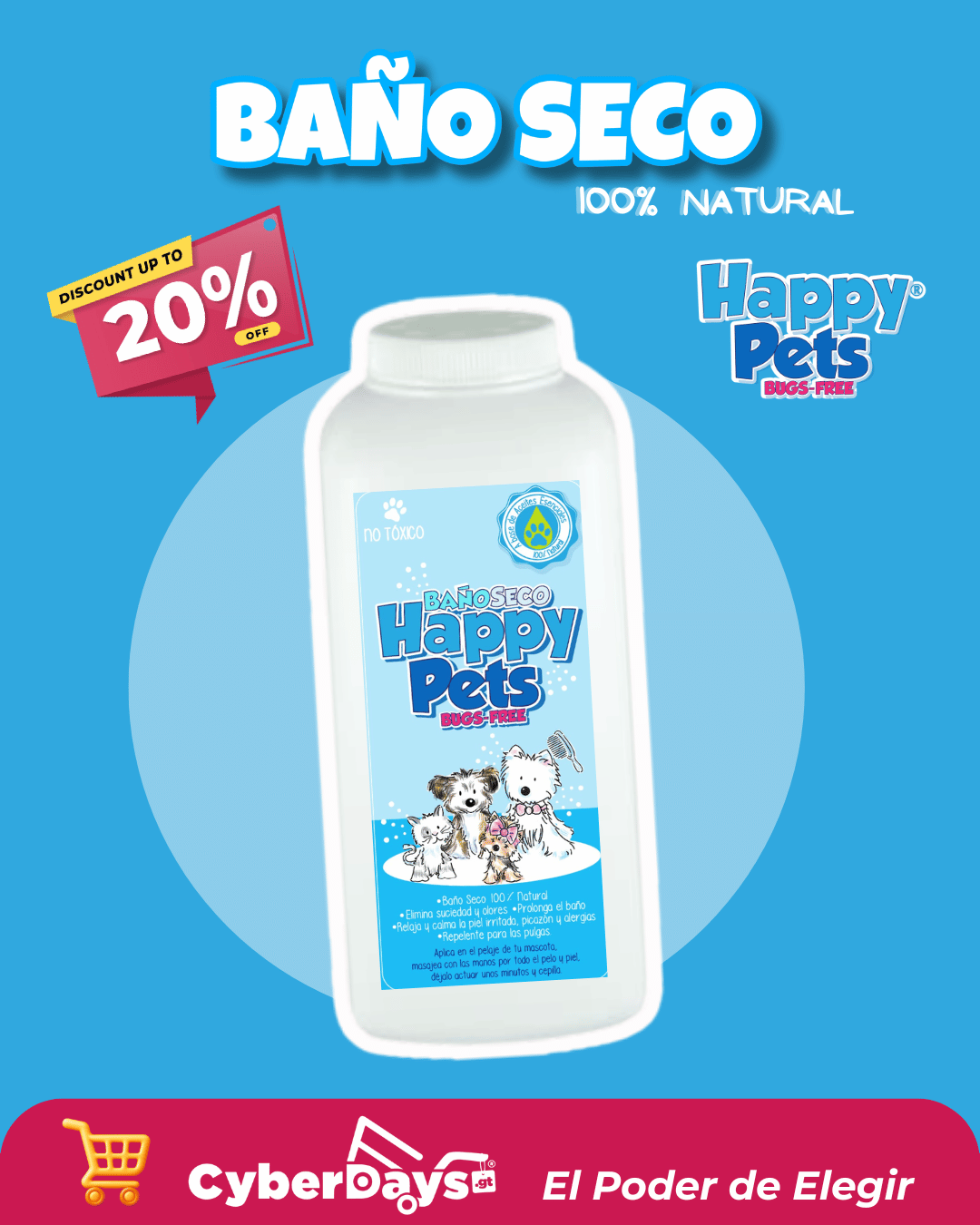 CyberDays 2025. Ofertas de Happy pets bugs free