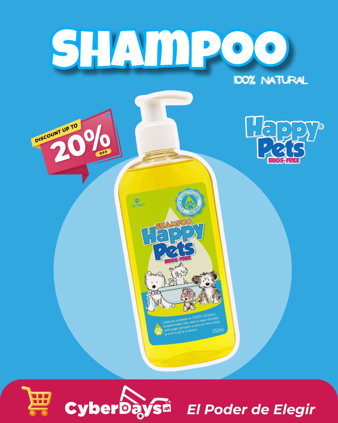 CyberDays 2025. Ofertas de Happy pets bugs free