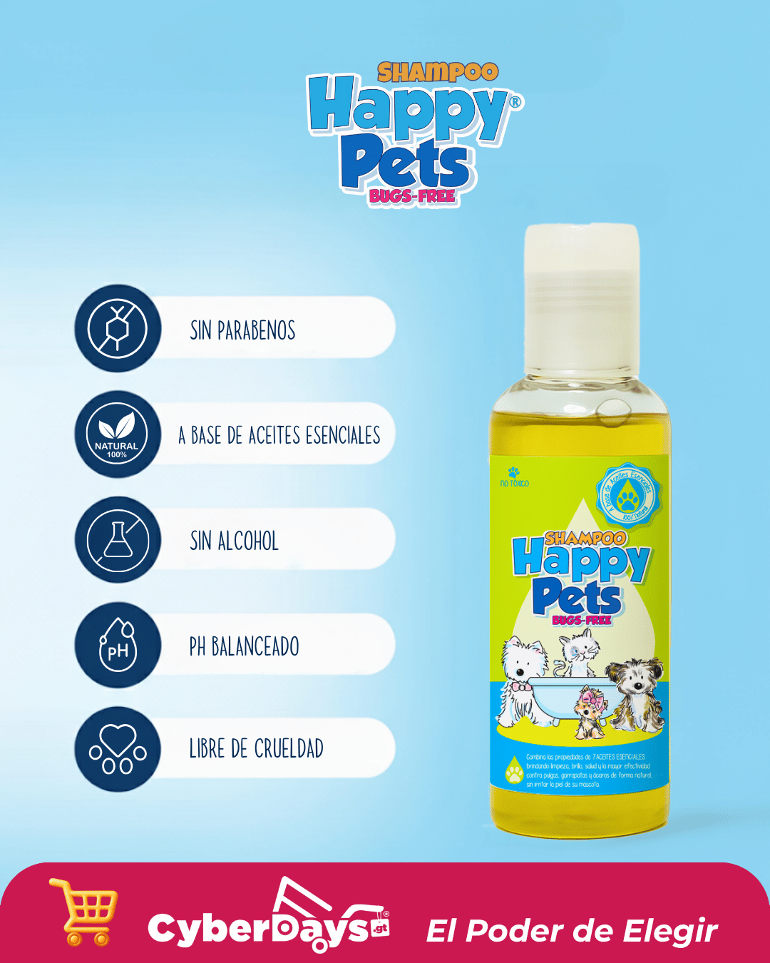 CyberDays 2025. Ofertas de Happy pets bugs free
