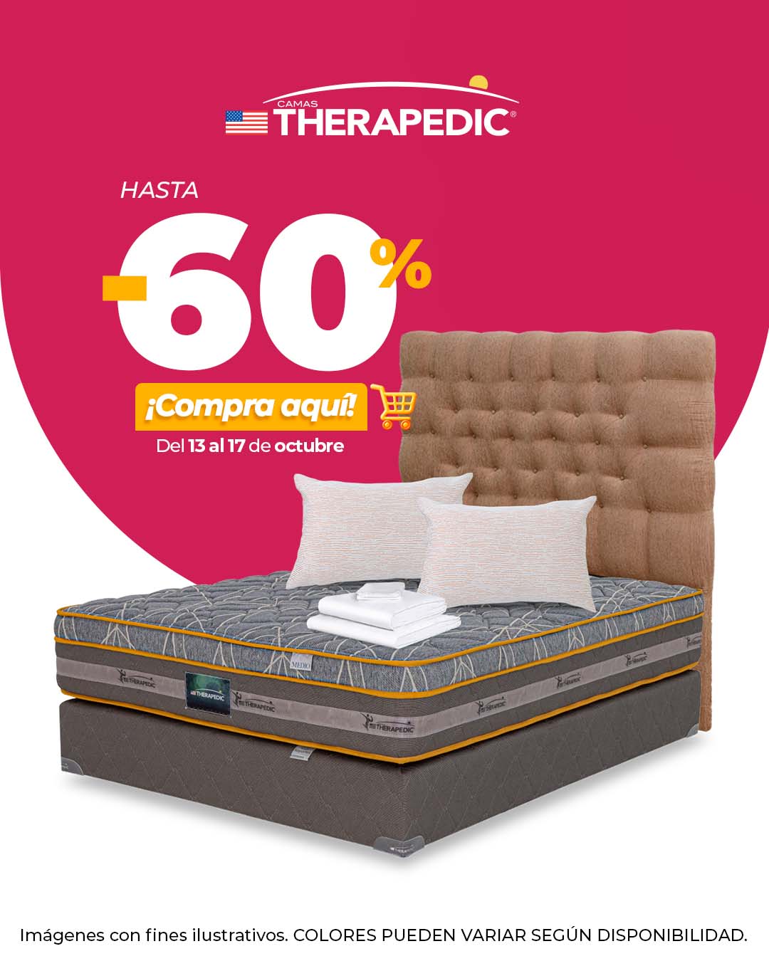 CyberDays 2025. Ofertas de Camas Therapedic