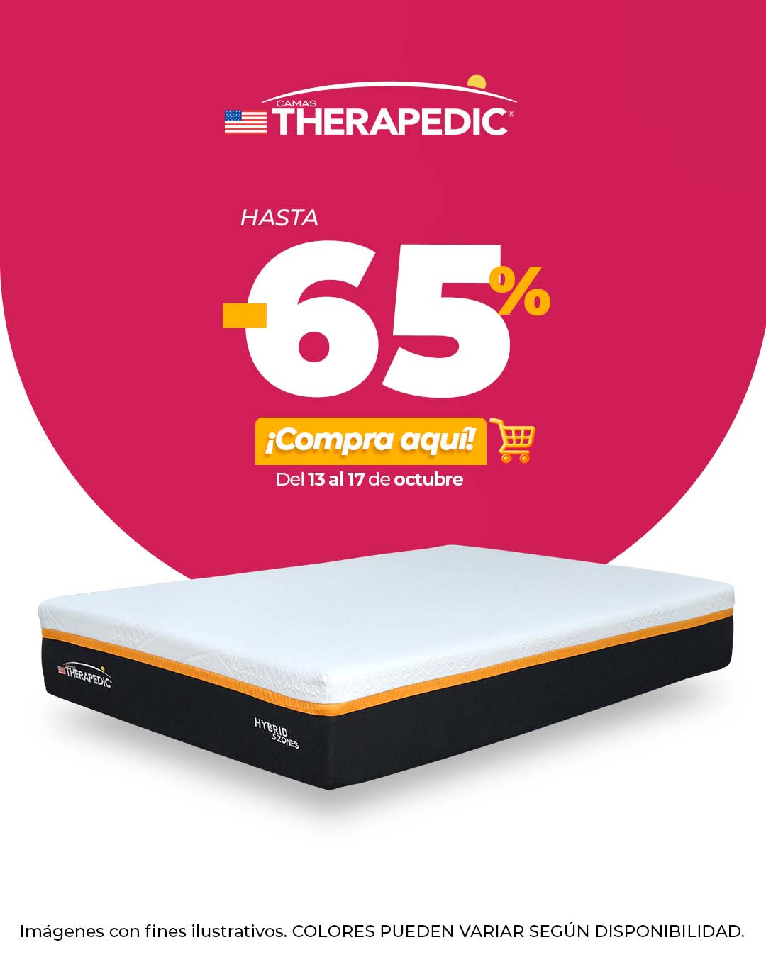 CyberDays 2025. Ofertas de Camas Therapedic