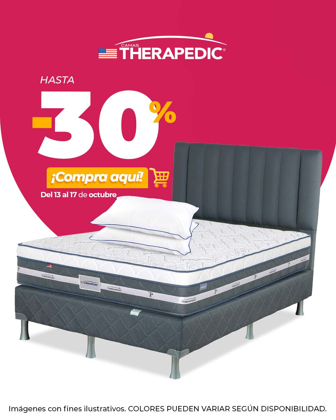 CyberDays 2025. Ofertas de Camas Therapedic