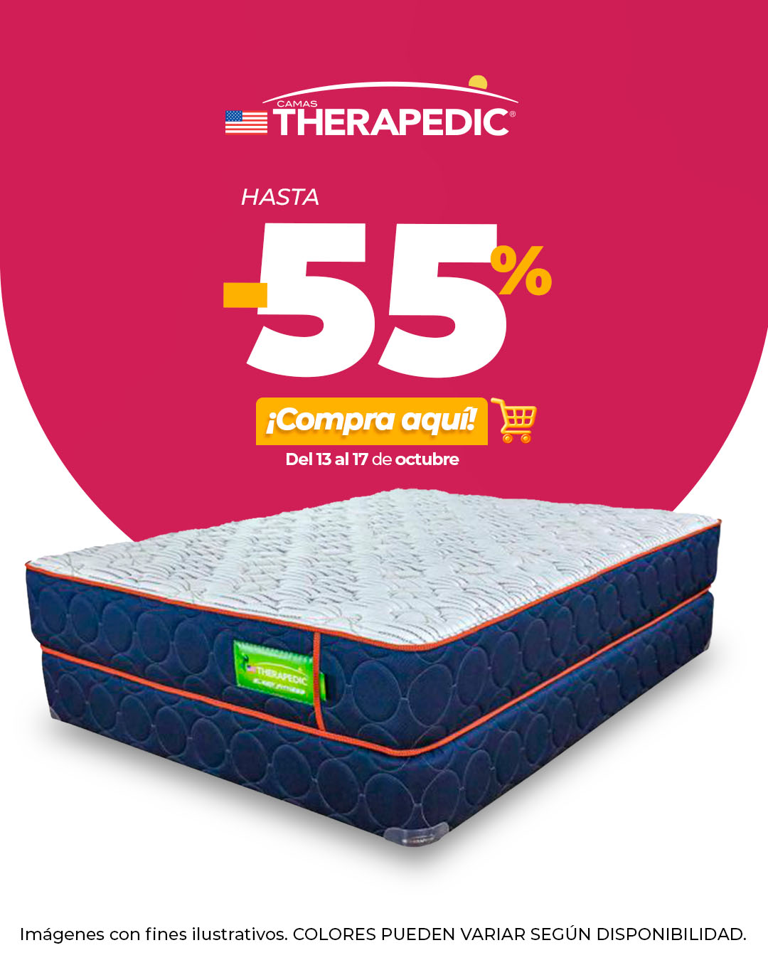 CyberDays 2025. Ofertas de Camas Therapedic