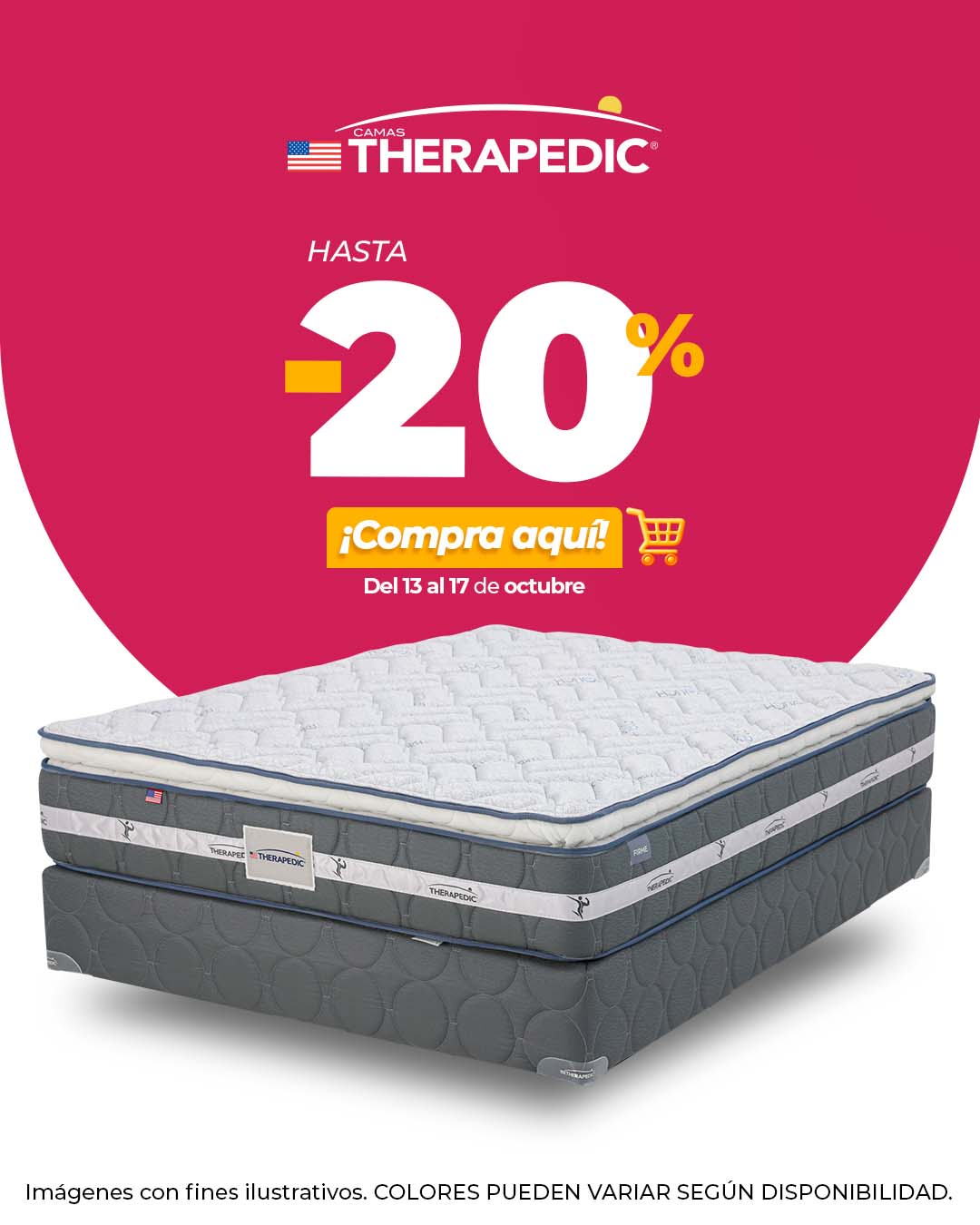 CyberDays 2025. Ofertas de Camas Therapedic