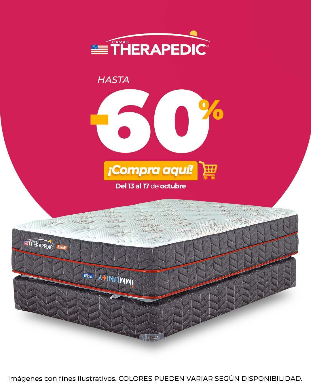CyberDays 2025. Ofertas de Camas Therapedic