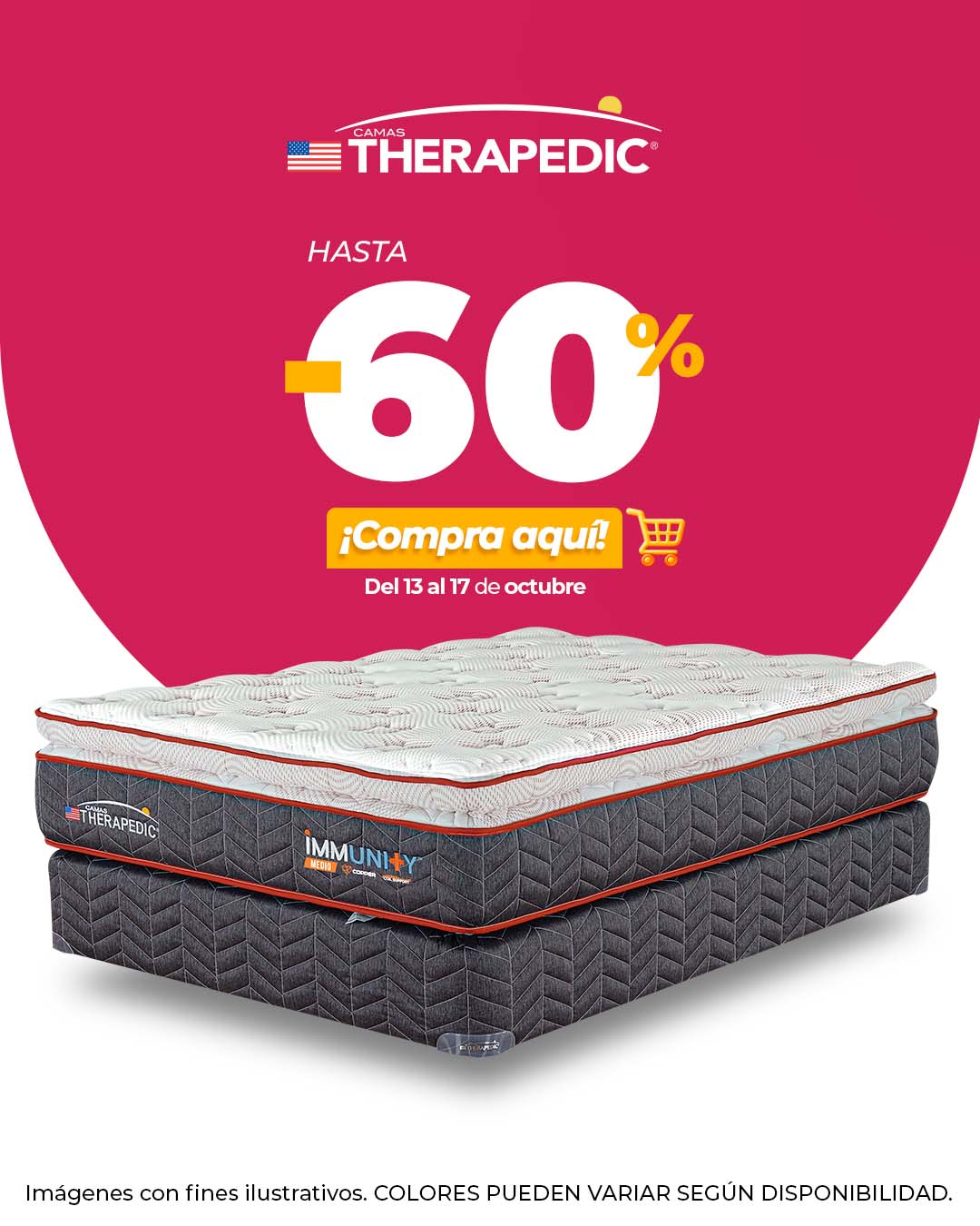 CyberDays 2025. Ofertas de Camas Therapedic