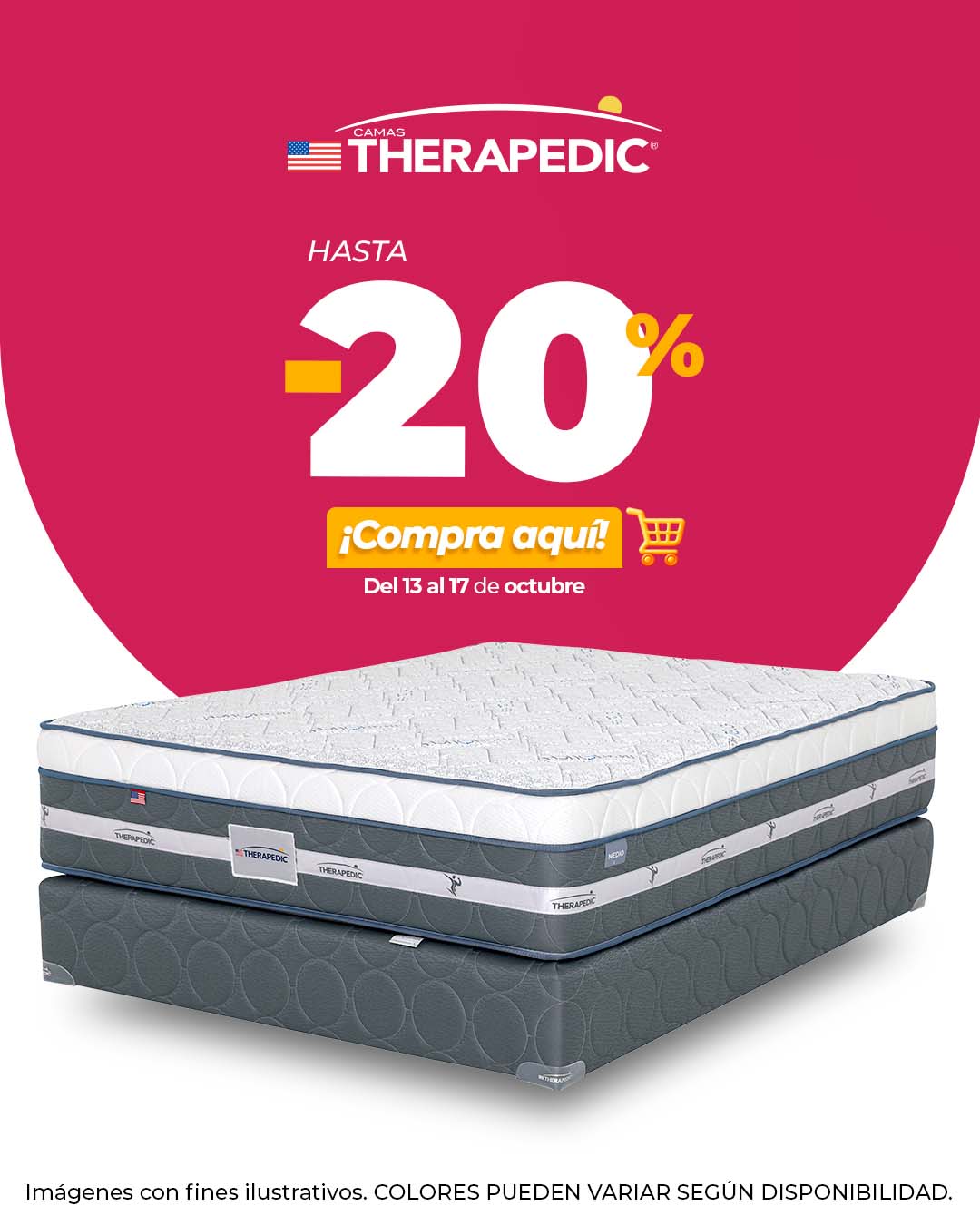 CyberDays 2025. Ofertas de Camas Therapedic