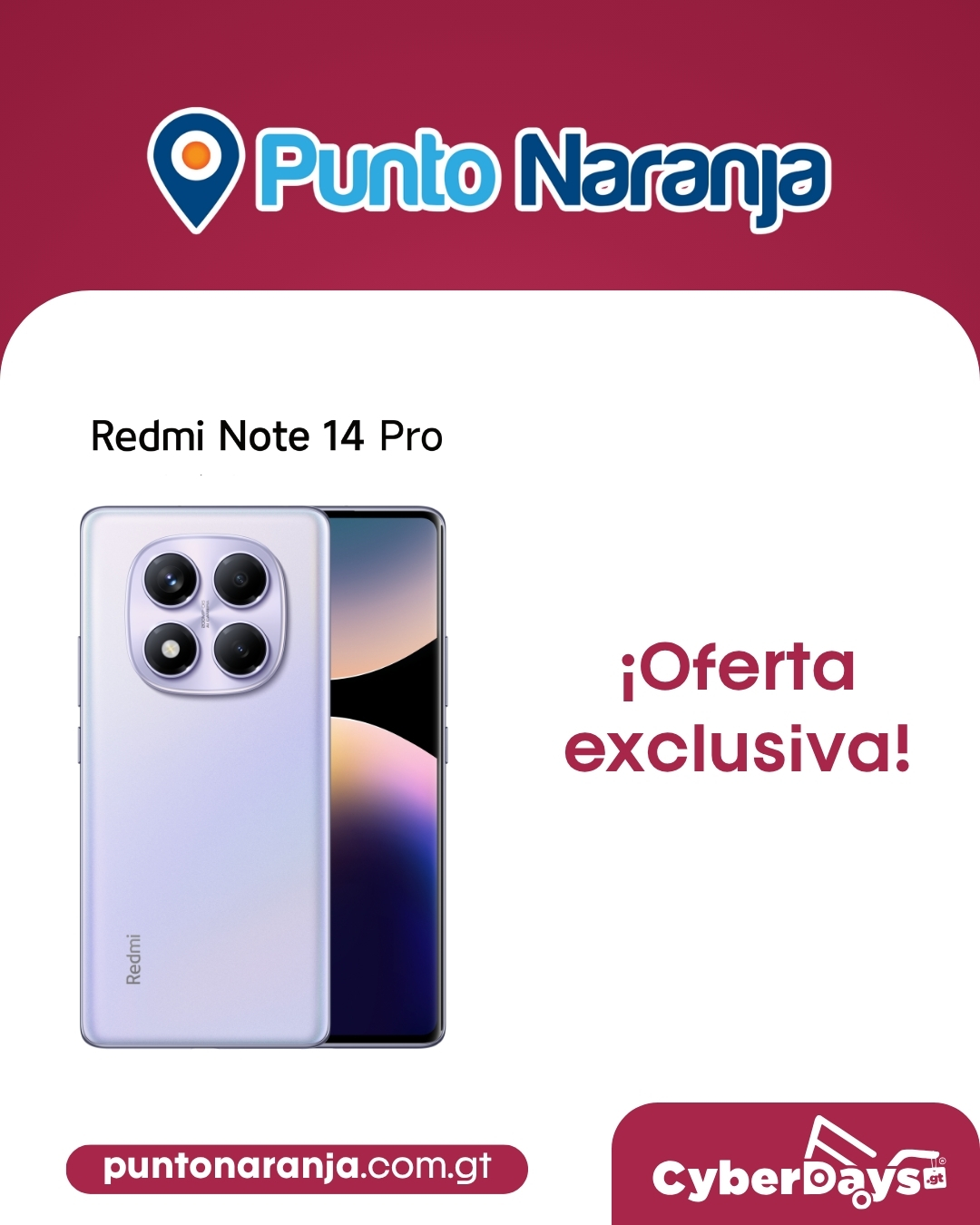 CyberDays 2025. Ofertas de Punto Naranja