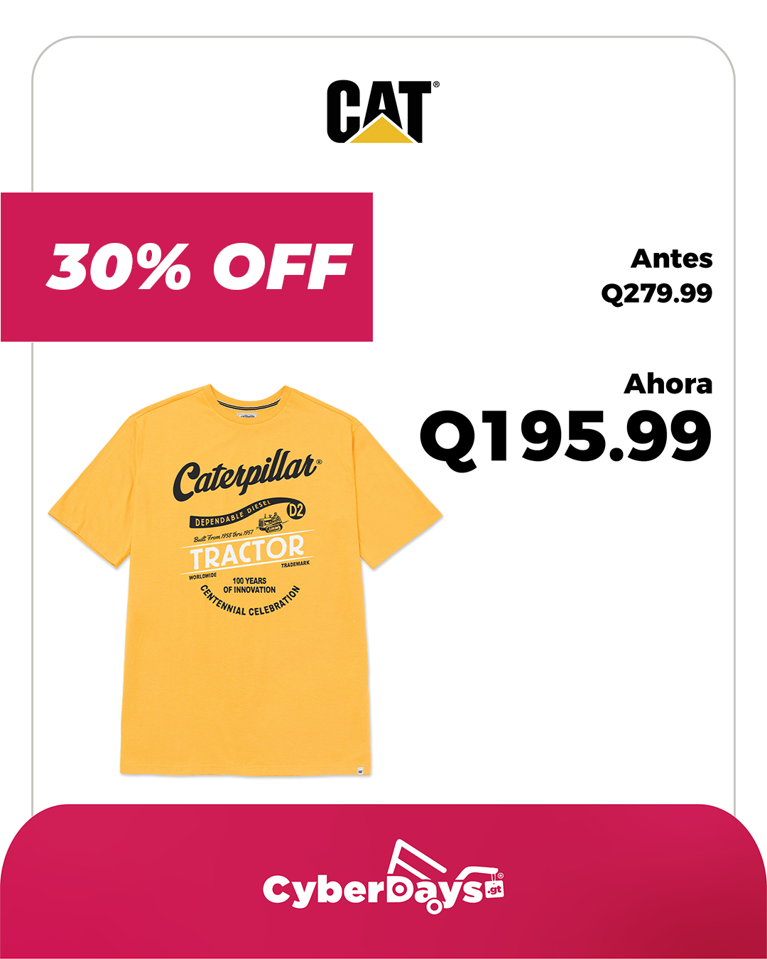 CyberDays 2025. Ofertas de CATERPILLAR