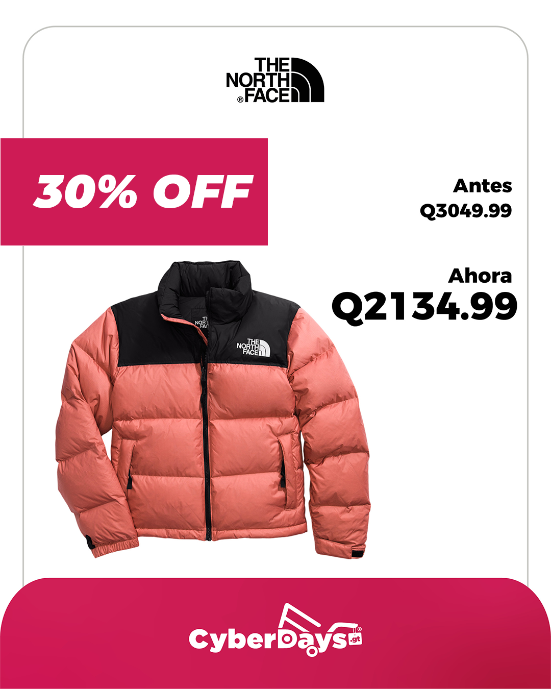 CyberDays 2025. Ofertas de The North Face
