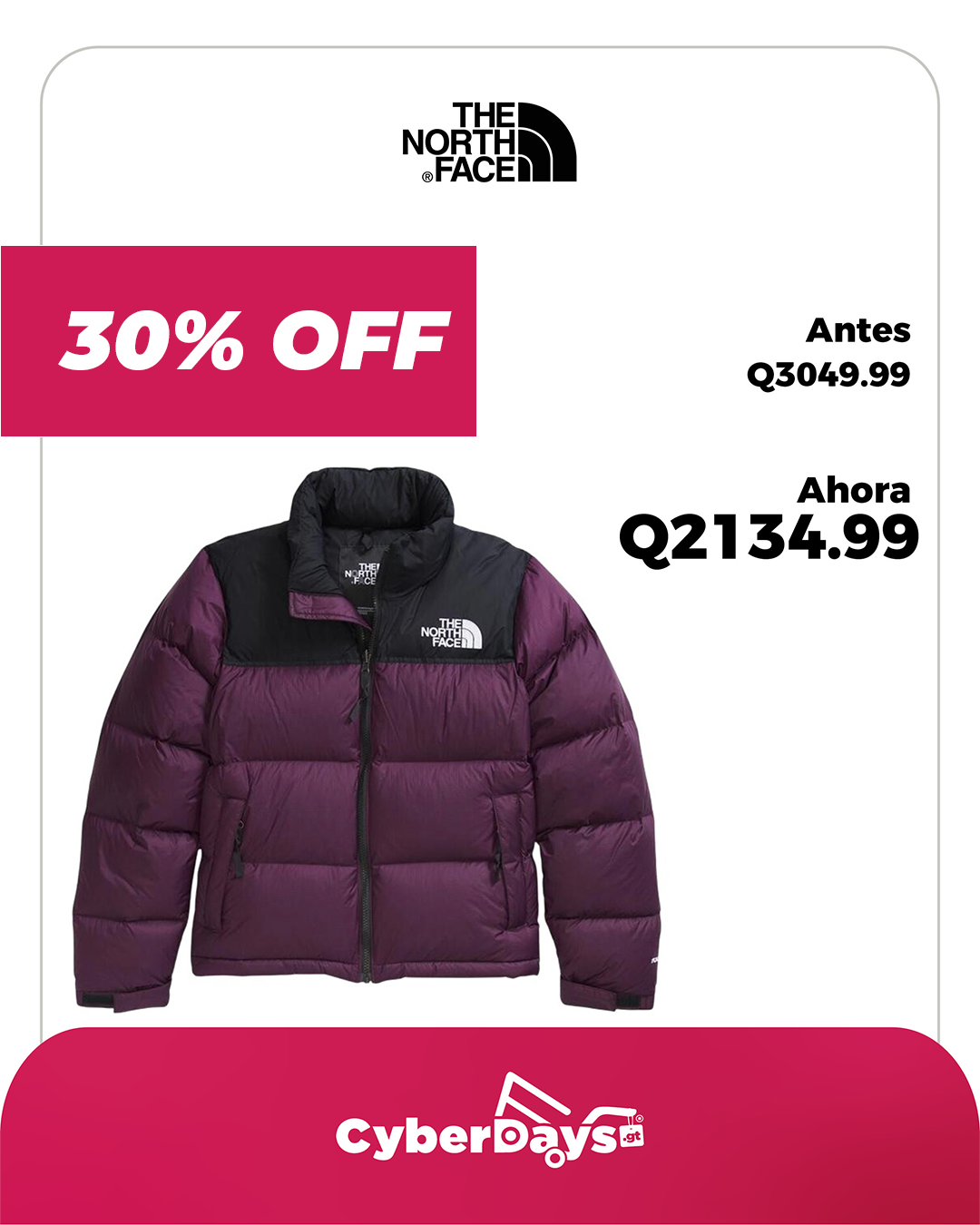 CyberDays 2025. Ofertas de The North Face