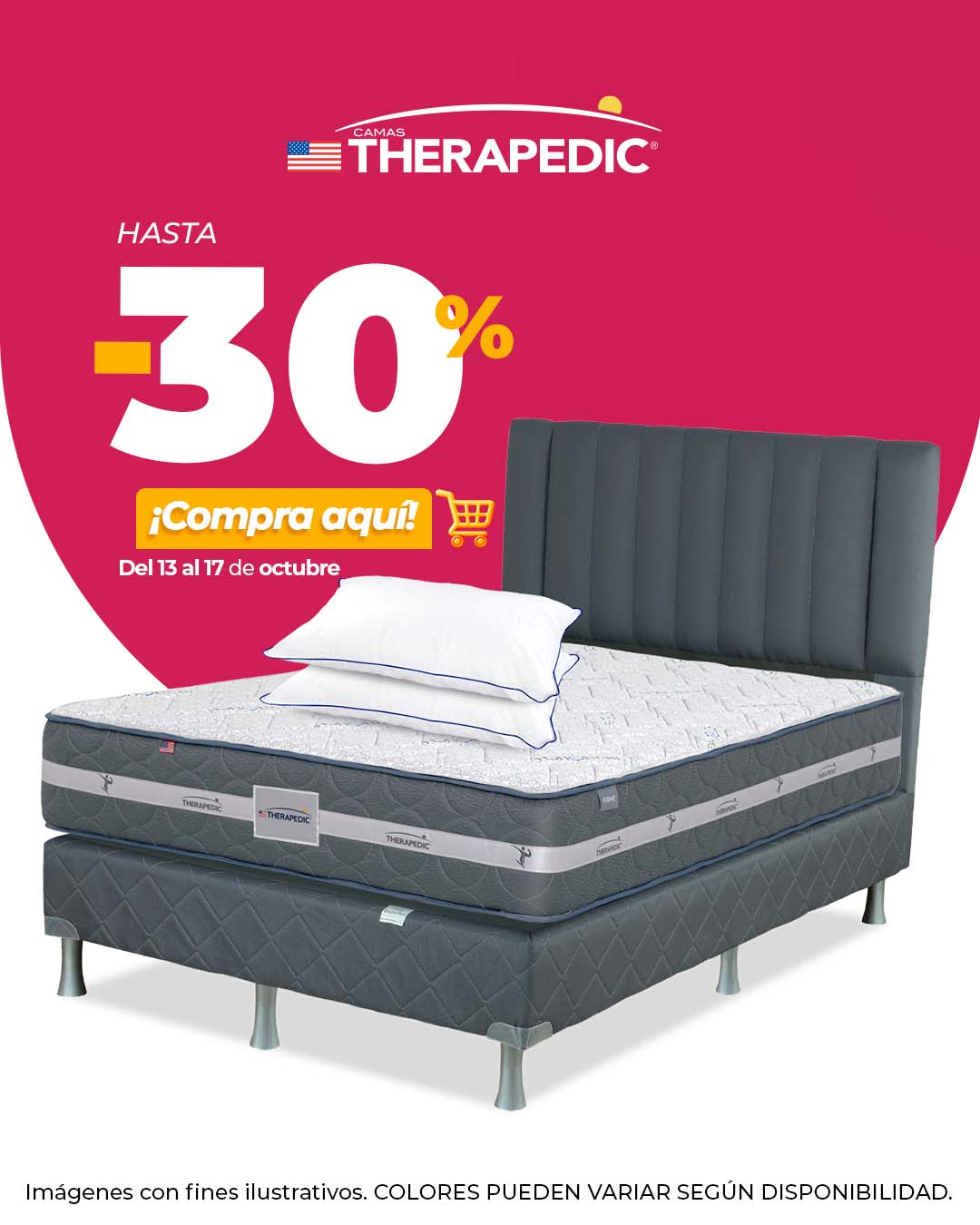 CyberDays 2025. Ofertas de Camas Therapedic