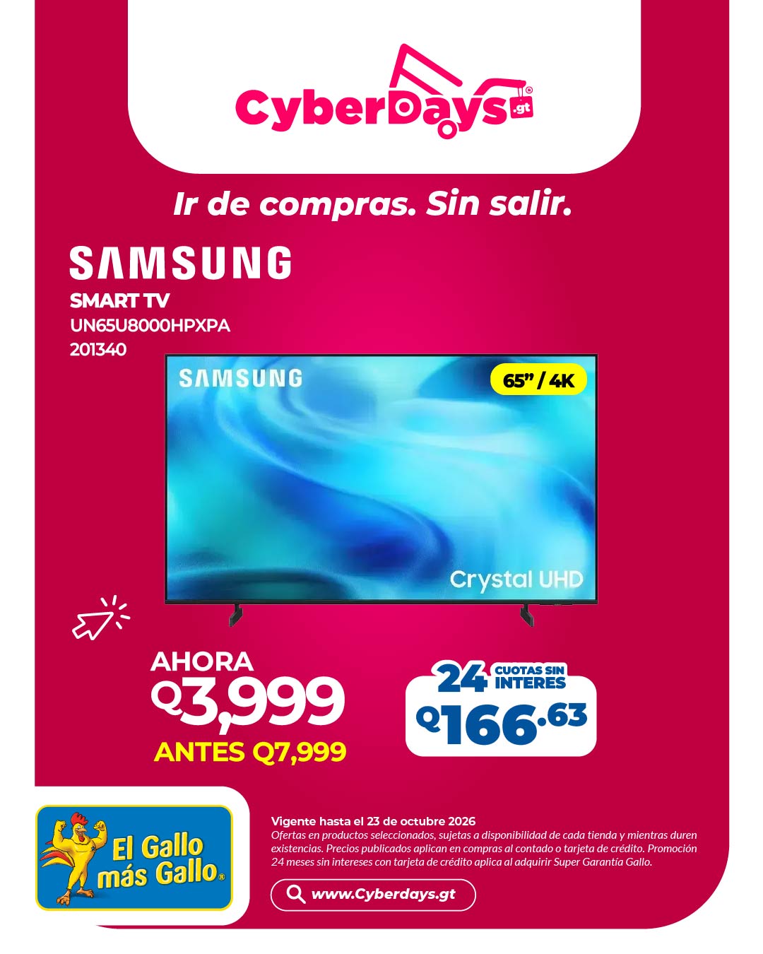 CyberDays 2026. Ofertas de El Gallo más Gallo