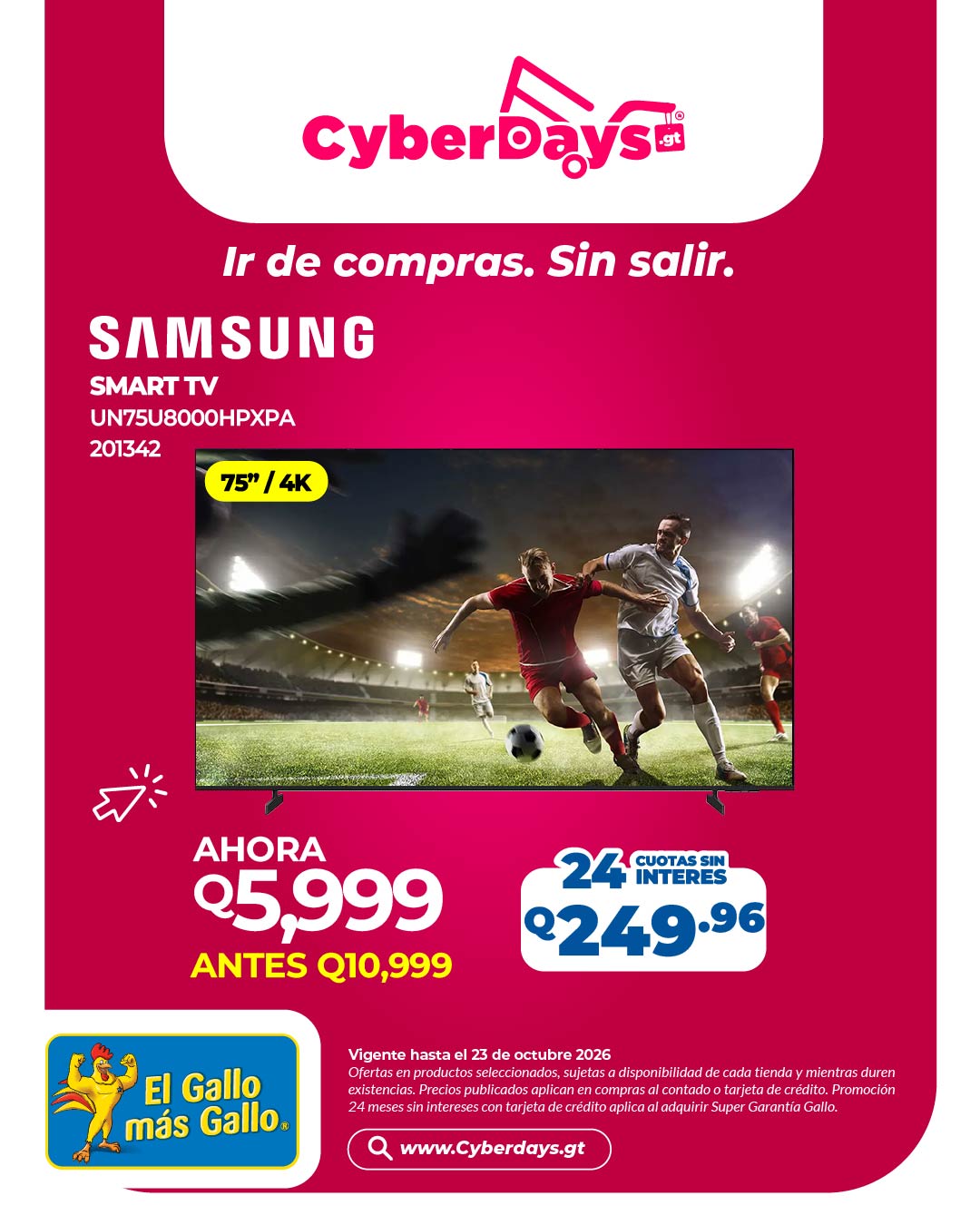 CyberDays 2026. Ofertas de El Gallo más Gallo