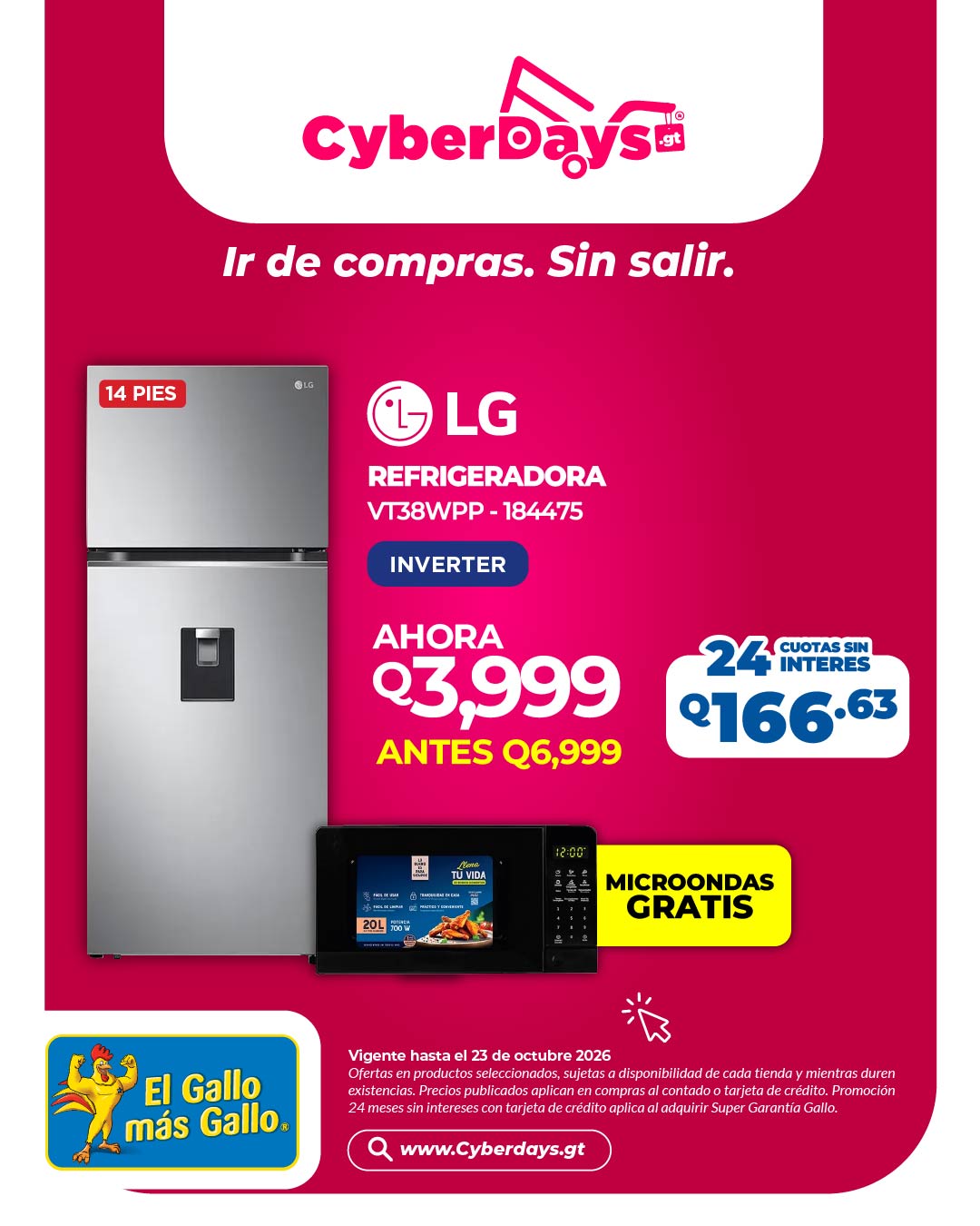 CyberDays 2026. Ofertas de El Gallo más Gallo
