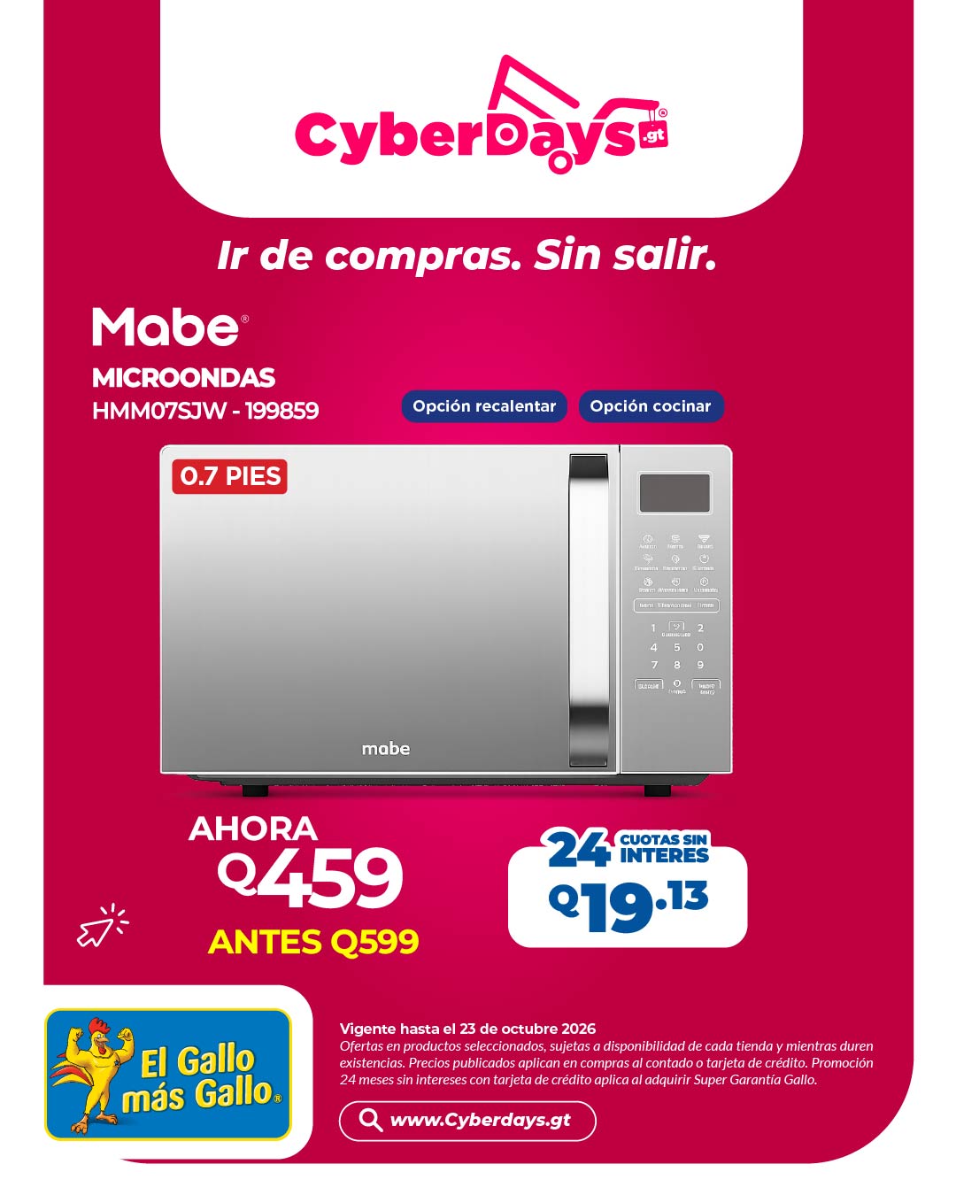 CyberDays 2026. Ofertas de El Gallo más Gallo