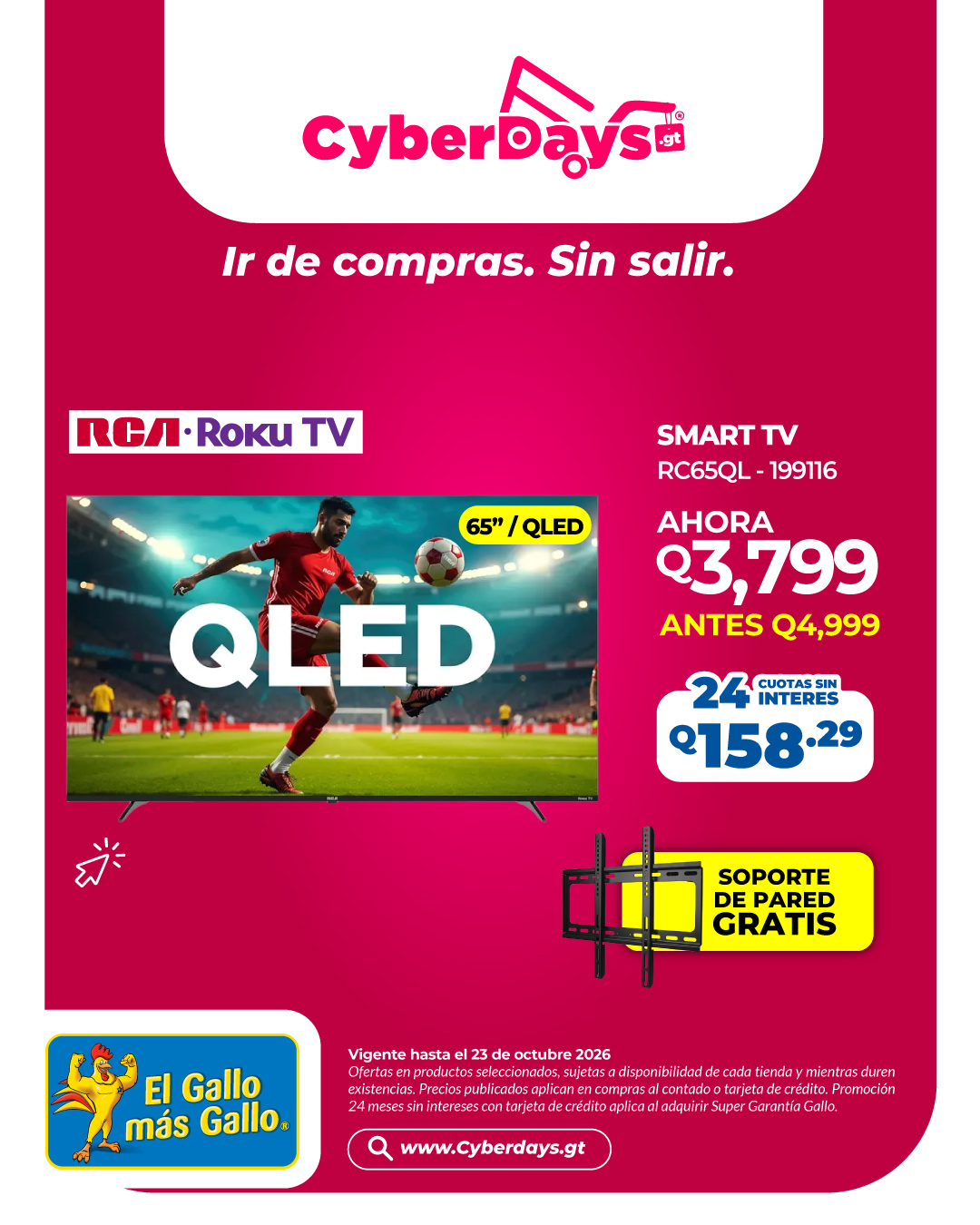 CyberDays 2026. Ofertas de El Gallo más Gallo