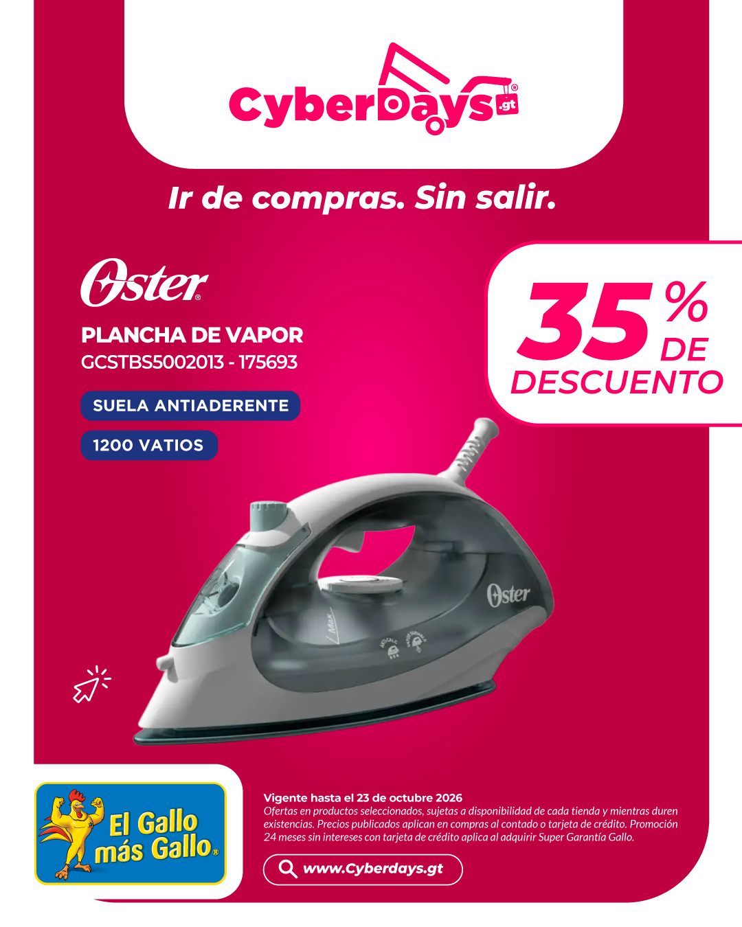 CyberDays 2026. Ofertas de El Gallo más Gallo