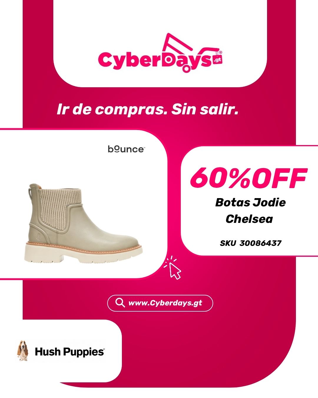 CyberDays 2026. Ofertas de Hush Puppies