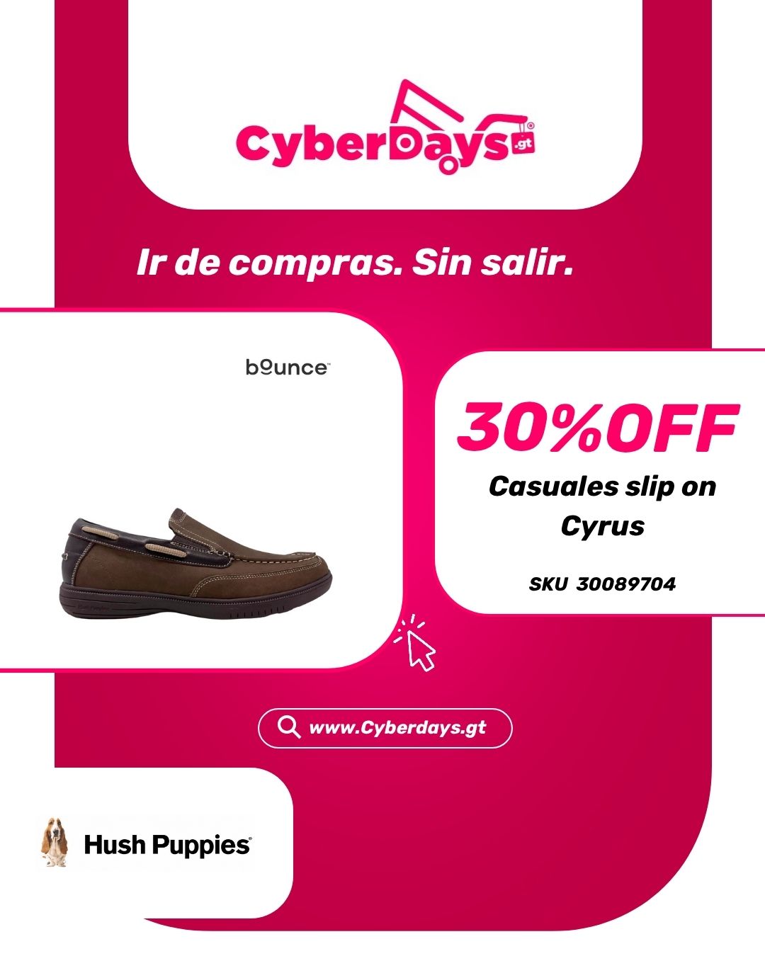CyberDays 2026. Ofertas de Hush Puppies